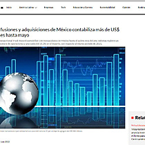 Mercado de fusiones y adquisiciones de Mxico contabiliza ms de US$ 5.900 millones hasta mayo